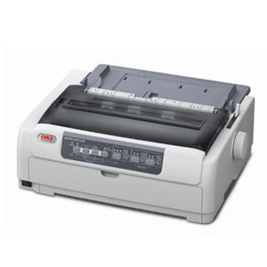  OKI Data Microline Ml620 Dual 9-Pin Dot Matrix Printer, 700 cps Print Speed, 288 (H) x72 (V) dpi Resolution, 120V, USB/Parallel Port 