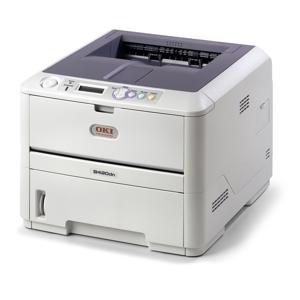  OKI Data B420dn Digital Monochrome Laser Printer, 30ppm Print Speed, 2400x600 dpi Resolution, 580 Sheet Capacity, USB V2.0/Parallel, 120V 