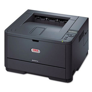  OKI Data B431d Digital Mono Laser Printer, 40 ppm Speed, 1200x1200 dpi, 350 Sheet Input Tray, USB2.0/Parallel/Ethernet, 330MHz Processor, Black 