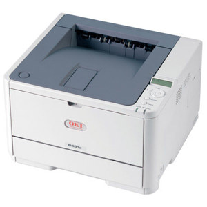  OKI Data B431d Digital Monochrome Laser Printer, 40 ppm, 1200 x 1200 dpi, 350 Sheets Capacity, USB/Parallel, 330MHz Processor, 220V, Tan 