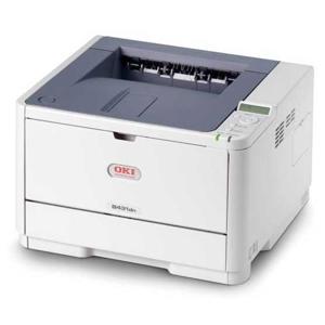  OKI Data B431dn Monochrome Workgroup LED Duplex Printer, 40ppm Print Speed, 1200x1200dpi Print Resolution, 150 Sheets Standard Paper Output 