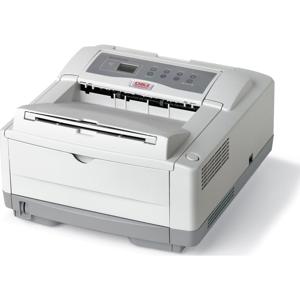 OKI Data B4600n Digital Mono Printer with Postscript 3 Emulation Standard, 27ppm, 600x2400, 120V, 250 Paper Capacity, USB/Parallel Port, Black 