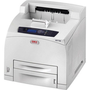  OKI Data B710n Digital Monochrome Printer, 42 ppm Mono, 1200x1200 dpi, 700 Sheet Input Tray, USB2.0/Ethernet, 600MHz Processor 