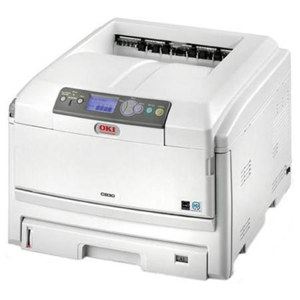  OKI Data C830DTN Digital Color Laser Printer, 30/32ppm Print Speed, 1200x600dpi Resolution, 120V 