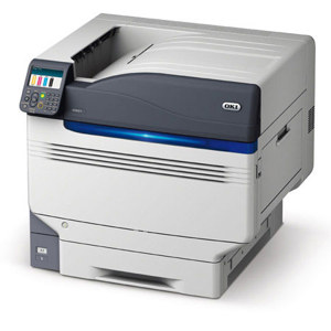  OKI Data C911dn 4-Color Digital LED Printer, 50ppm CMYK/Mono, 27ppm Tabloid, 1200x1200 dpi, 830 Sheet Input Tray, USB2.0/Ethernet 