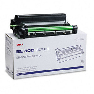  OKI Data 56115001 Black Toner Cartridge for B8300 Series, 27,000 Page Yield 