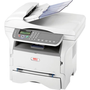  OKI Data MB280 MFP Laser Multifunction Printer, 22 ppm Print Speed, 600x600dpi Resolution - Print, Copy, Scan, Fax 