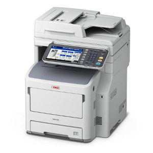  OKI Data MB760 Multifunction Monochrome Laser Printer, 49 ppm Black, 1200x1200 dpi, 630 Sheets Input Tray, USB/Ethernet - Print, Copy, Scan, Fax 