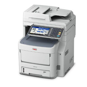  OKI Data MC770 Workgroup Color Multifunction Printer, Up to 35ppm Color/37ppm Mono, 1200x600dpi, 630 Sheets Input Tray - Print, Copy, Scan, Fax 