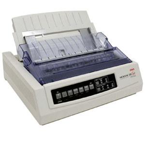  OKI Data Microline 320 Turbo Dot Matrix Printer with Cut Sheet Feeder, 435 cps, 240x216dpi, Parallel/USB, 120V 