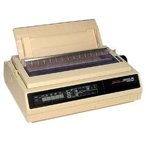  OKI Data Microline 395C Color Dot Matrix Printer, 610 cps, 360x360dpi, Parallel/Serial, 120V 