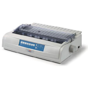  OKI Data Microline 421N Dot Matrix Printer, 50cps, 240x216dpi, Parallel/USB/Ethernet, 120V, Black 