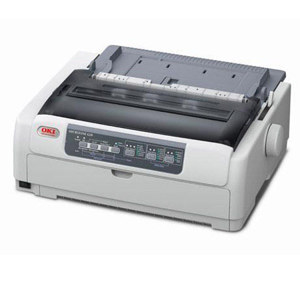  OKI Data Microline 620 Dot Matrix Impact Printer, Dual 9-Pin, 700 cps, 288x72 dpi, Parallel/USB2.0 