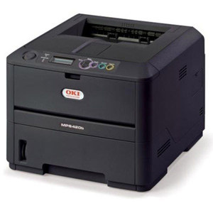  OKI Data MPS420b Duplex Laser Printer, 30ppm Print Speed, 2400x600 dpi, 580 Sheet Input Tray, USB2.0/Parallel/Ethernet Print Server Card 