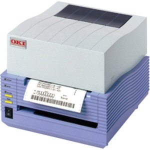  OKI Data T400TT USB Direct Thermal/Thermal Transfer Printer, Up to 6ips Print Speed, Up to 203dpi (8 dot/mm), Antimicrobial, Heat-Resistant Enclosure 