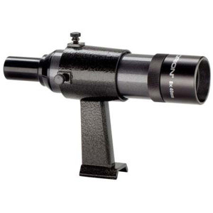  Orion 8x40 Finder Scope, Straight-through Viewing, 8x Magnification, Gray Metallic Finish 