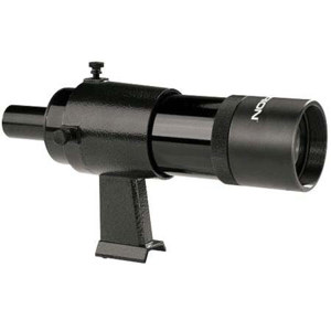  Orion 9x50 Achromatic Finder Scope with Bracket, Straight-through Viewing, 9x Magnification, Black Enamel Finish. 