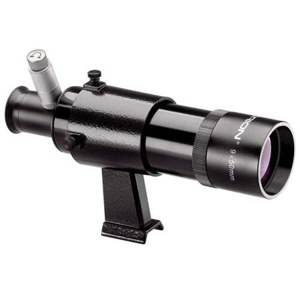  Orion 9x50 Illuminated Finder Scope with Bracket, Straight-through Viewing, 9x Magnification 