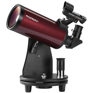  Orion StarMax 90mm TableTop Maksutov Cassegrain Telescope with f/13.9 Focal Ratio, EZ Finder II Finder Scope 
