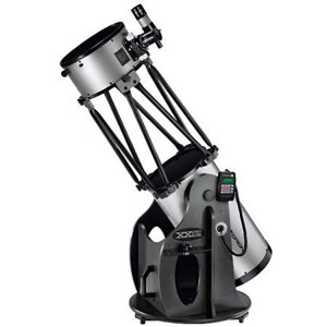  Orion SkyQuest XX12 12" f/4.9 IntelliScope Truss-Tube Dobsonian Reflector with Parabolic Pyrex Primary Optics. 