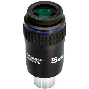  Orion 5mm Stratus, 1.25" & 2" Wide Field Eyepiece with 68 Degree Field of View. 