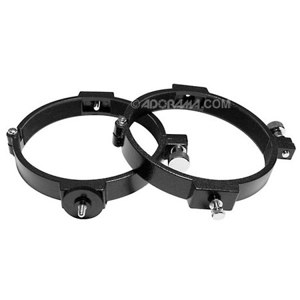  Orion 144mm Inside Diameter Cast Aluminum Telescope Tube Rings, Set of Two 