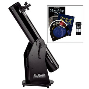  Orion SkyQuest XT6 21-300x150 Classic Dobsonian Telescope & Beginner Barlow Kit, 1200mm f/8.0, 0.77 arc sec Power, 1.25" Rack-and-Pinion Focuser 