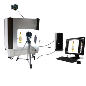 Ortery 3D PhotoBench 160 34.2x30x36.6" Computer-Controlled Light Box