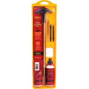  Outers Brass Cleaning Kit for Rifle, .40, .45 & .458 Calibers, Includes 3-Piece Rod, Brush, Jag, Loop, Absorbent Patches, Gun Cleaner, Gun Oil 