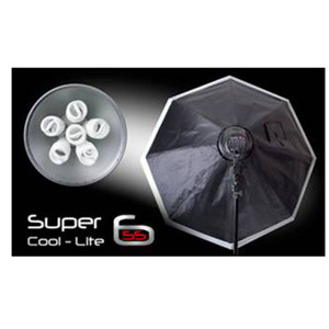  Interfit Photographic INT219 Super Coolite 2 Head Fluorescent Kit, with Softboxes, Lightstands & Lamps 
