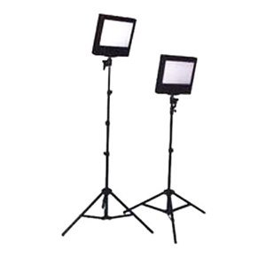  Interfit Photographic CyberLite Fluorescent Daylight Two Head Kit with Lightstands. 