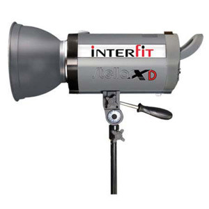  Interfit Photographic INT458 Stellar XD 600 Watt Second Fan Cooled, Digital Monolight 