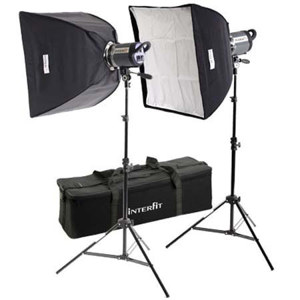 Interfit INT461 Stellar XD Twin Softbox Kit, Monolights: Picture 1 regular