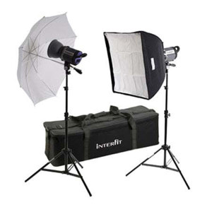 Interfit INT464 Stellar XD Umbrella/Softbox Kit 2 1000W: Picture 1 regular