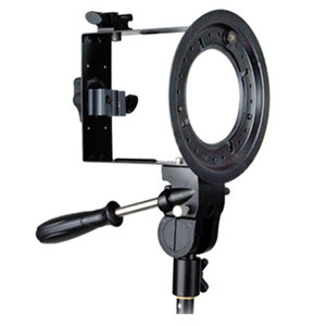  Interfit Photographic Strobie XL2 Bracket with Handle for Shoe-Mount Flash 