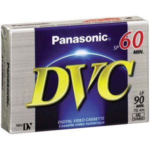 Panasonic AY-DVM60EJ 60 Minutes Mini DV Video Tape Cassette AY-DVM60EJ