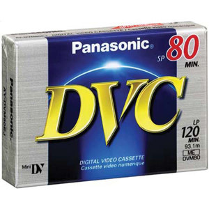 Panasonic AY-DVM80EJ 80-minute DVC (Mini DV) tape AY-DVM80EJ