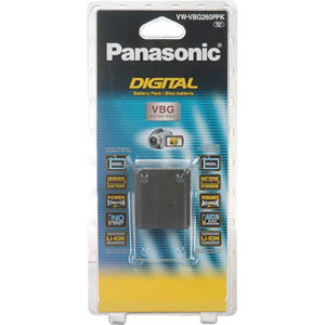 Panasonic VWVBG260 7.2V Li-ion 2640mAh Battery Pack: Picture 1 regular