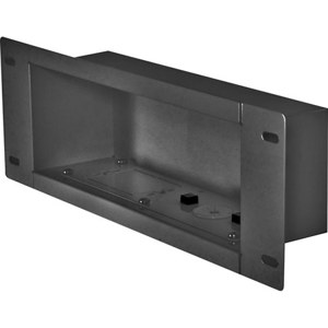 Peerless IBA3AC Recessed Cable Management and Power Storage Accessory Box, Black: Picture 1 regular