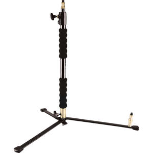  Photoflex 34" Backlight Stand with 5/8" Mounting Stud, 2 Sections with 1 Riser, Black Anodized. 