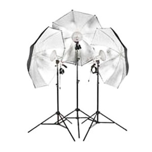 Photoflex First Studio 3 Portrait Lght Kit w/3 Star Hds: Picture 1 regular