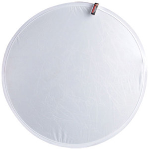 Photoflex Litedisc 22" Circular Collapsable Disc Reflector, White / White 