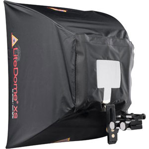  Photoflex LiteDome XS Kit, with X-Small, Softbox with Basic Connector , Adjustable Shoe Mount Hardware and Multiclamp 