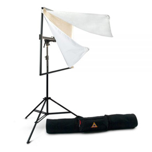  Photoflex FirstStudio 39x39" LitePanel Kit for Indoor & Studio Sets with New Gripjaw 