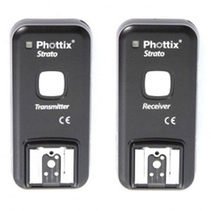  Phottix Strato 2.4GHz Wire/Wireless 4" 1 Trigger Set for Nikon (All Cables) 