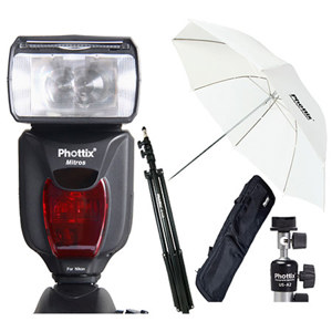  Phottix Mitros TTL Flash Kit for Nikon Cameras 