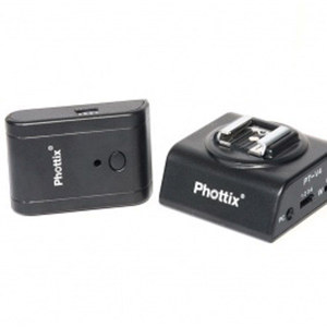  Phottix Aster PT-V4 Wireless Flash Remote Trigger with 1 Receiver Set 