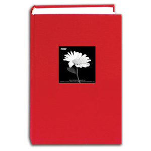 Pioneer DA300CBF RED Cloth Frame Photo Album, 4x6-300: Picture 1 regular