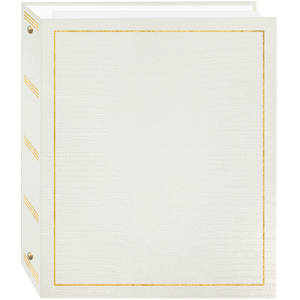 Pioneer LM100 WHITE 100 Page Magnetic 3-Ring Album: Picture 1 regular