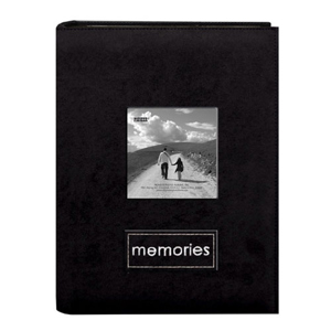 Pioneer PTCH46 BLACK Patch Faux Suede Album, 4x6-36: Picture 1 regular